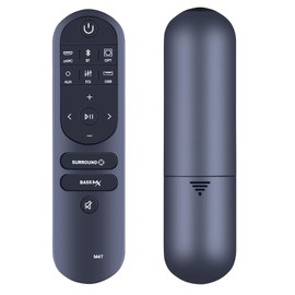 GWVEE Replacement Remote Control for ULTIMEA Poseidon M4T Compatible with 5.1 Dolby Atmos Surround Soundbar Home Theater Systems