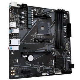 Gigabyte A520M DS3H V2 Motherboard - Supports AMD Ryzen 5000 Series AM4 CPUs, up to 4733MHz DDR4 (OC), PCIe 3.0 x16, GbE LAN, USB 3.2 Gen 1