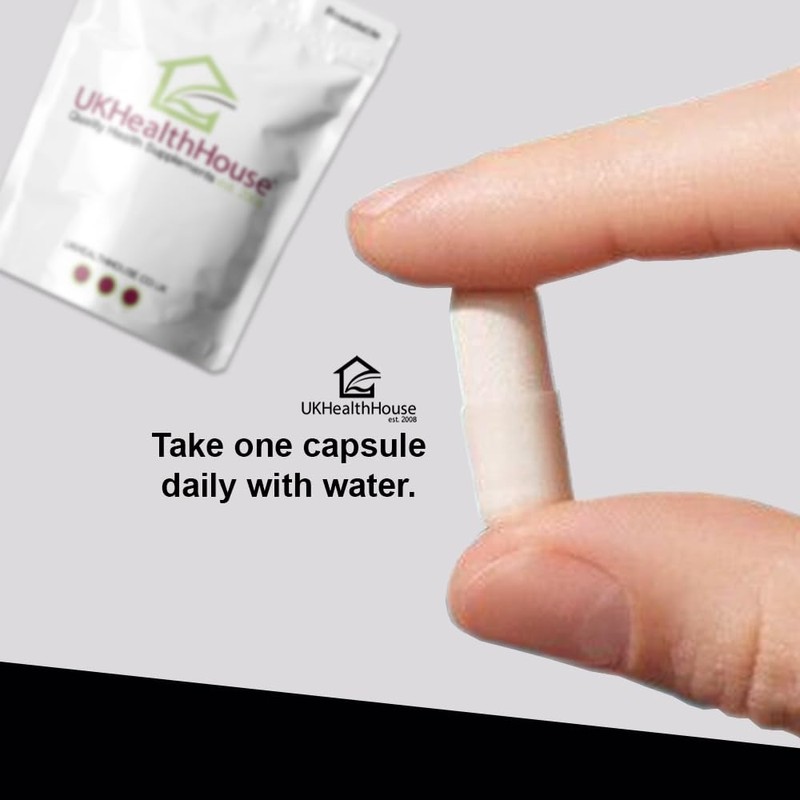 UKHealthHouse L-Glutamine Amino Acids 600mg x 180 Capsules Rapid Release