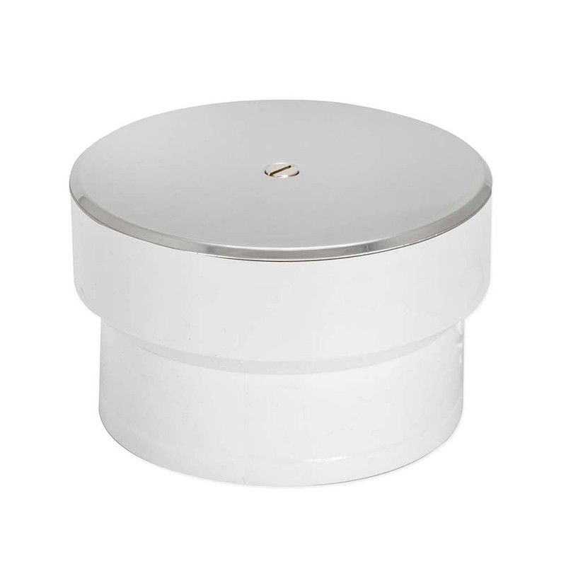 EZ-FLO 6 Inch Stainless Steel Bathtub Overflow Cleanout Cover Plate,