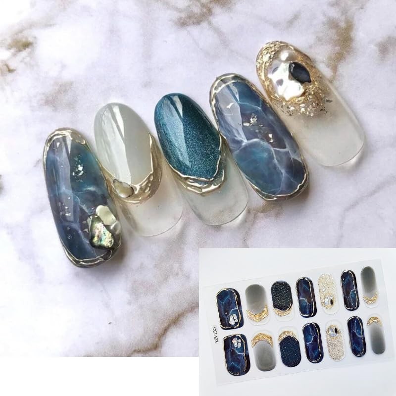 3D Nail Seals, Set of 6, 3D Feeling, Ins, Just