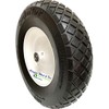 Flat Free 4.80/4.00-8 Wheelbarrow Wheel, 4" Centered Hub (3/4" Semi-Precision