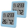 [2 Pack] 3.2 Inch Digital Hygrometer Indoor Thermometer, Room Thermometer