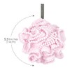 Esponja Baño Color Rosa Ducha Suave Bolas Encaje Globo Limpieza