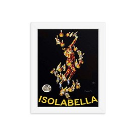 Vintage Poster - Isolabella 1158 - Enhanced Matte Paper Framed Poster (8x10) -White Frame