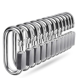 Quick Link, Ekunbuy 304 Stainless Steel Heavy Duty Locking Clips Chain Connector Repair Link Buckle for Swing Outdoor Camping