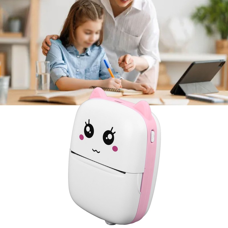 Mini Thermal Printer Bluetooth Mini Pocket Printer Sticker Printer Inkless