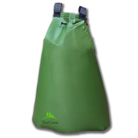 TerCasa® Watering Bag 75 Litres Made of Robust PVC Watering Bag for Gentle Watering Over 11 Hours Water Bag with Zip and Carry Straps