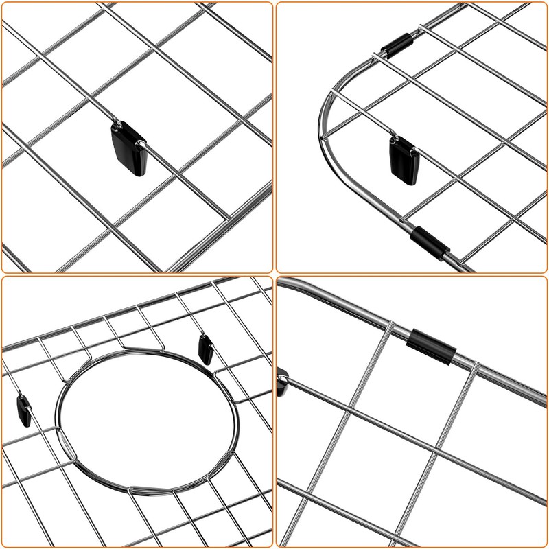 ARCCI 27-9/16" x 14-9/16" Kitchen Sink Grid and Sink Protectors,