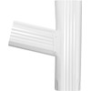 SUKABU Downspout Y Connector 2x3 Left High Gloss White