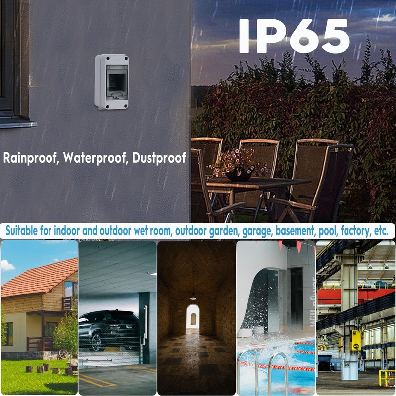 Fuse Box Surface-Mounted Distributor, Distribution Box Surface-Mounted IP65 1 Row