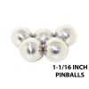 Ball Baron Pinball Replacement 5 [FIVE] 1-1/16" High Polish Chrome