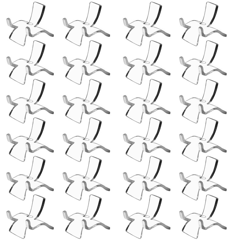 Bonsicoky 24 Pcs Acrylic Easel Display Stands - Versatile Acrylic