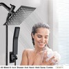 Shower Head with handheld, High Pressure 8'' Rain Shower Head/Brass
