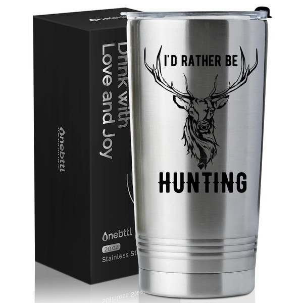 Onebttl Hunting Gifts for Men, 20oz Stainless Steel Tumbler with