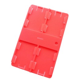 Bandc 2pcs Red Sd/sdhc/sdxc Card Storage Holder Case (Memory Card Not Included)