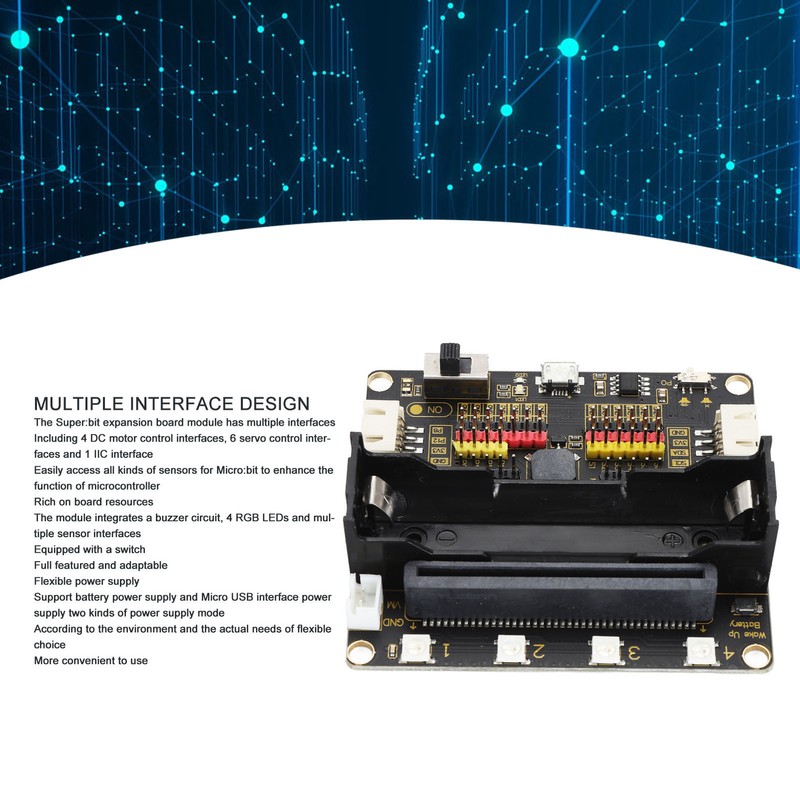 for Micro:bit Expansion Board Professional Plug and Play External Sensor