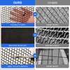 Plastic Chicken Wire Mesh Fence Roll with Zip Ties,15.7inx32.8ft Black,Chicken