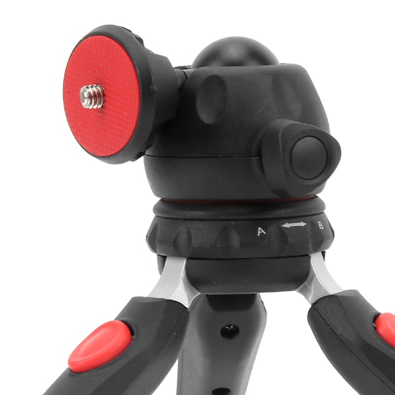 Mini Tripod Camera Holder with 360° Adjustable Ball Head 4