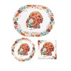 Tasteful Turkey Thanksgiving Party Supplies for 8 – Fall Tableware