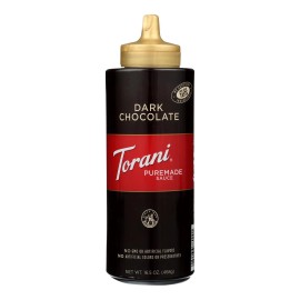 UD_Torani Case of 4 16.5 Oz Dark Chocolate Sauce Plant-Based Beverage