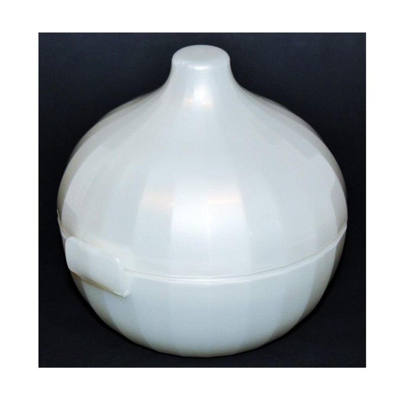Tupperware Onion Keeper Round Container Pearl White