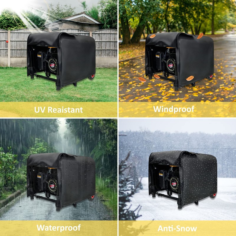 Joroamp Generator Covers for Outside, 32×24×24 in Portable Waterproof 600D