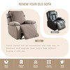 Genina Waterproof Oversized Recliner Chair Covers - 100% Protection, Non-Slip,