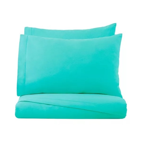 Vianney Juego Sábanas King Size Cabos Algodón Menta Vianney