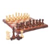 Kosun Chess Set Magnetic Wood Grain Folding Chess Board with