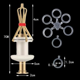 Zasvec Pellet Bait Bands Pack of 2 Bait Clip Micro Bait Rings Elastic with 300 Rings Pellet Tape Bait Banderole Bands for Carp Fishing Pellet Bait Bands for Fixing Bait