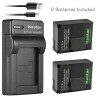 For GoPro, Gopro Hero SLIM Charger & 2 battery for