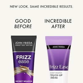 John Frieda Frizz Ease Secret Weapon - Crema de retoque para el cabello, crema suavizante antiencrespamiento, 4 onzas líquidas