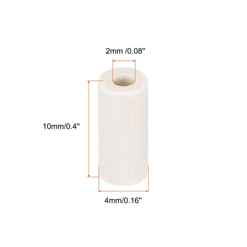 Rebower Ceramic Pipe Wiring Insulated Ceramic Hoses [for Cable Bundles