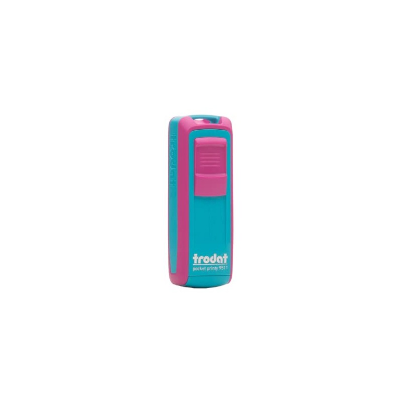 Sello Portátil Signos Vitales 1.8x4.7cm Para Enfermería (Turquesa-Rosa)