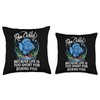 Ram Cichlid Fish Lover Freshwater Aquarium Fish Aquarist Throw Pillow