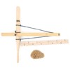 Single Vesion Emergency Gear Props Paulownia Material Outdoor Bow Drill