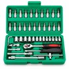 46-Piece 1/4-Inch Drive Mechanic Tool Set – Metric & Inch