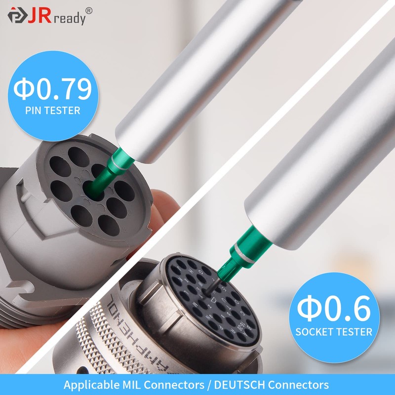 JRready 3-in-1 Contact Tester Automotive Tools,Detachable Electric Shock Tension Test