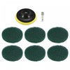 sourcing map 6Pcs 4" Drill Power Brush Set Scouring Pads