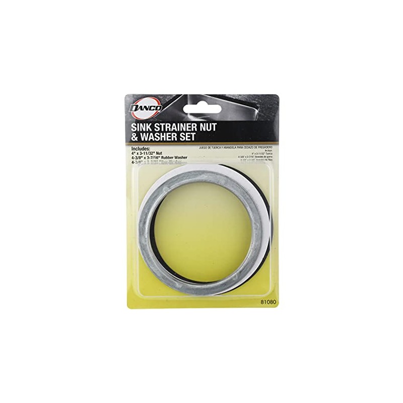 Danco 81080 Sink Strainer Nut and Washer Set