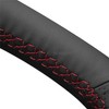 MEWANT Hand Stitched Genuine Leather Steering Wheel Cover for Subaru