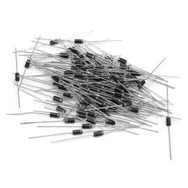 Rectifier Diode, Electronic Silicon Diodes, 100 Pieces 1N4007 1000V 1A High Voltage Rectifier Diode Rectifier Diodes Electronic Diodes for Industrial Circuit Connection Control Circuit