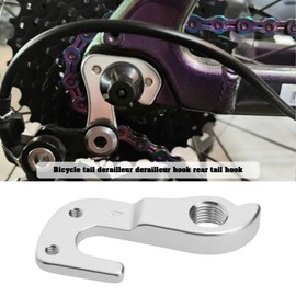 EMSea Mech Derailleur Hanger Bicycle Tail Hook Metal Rear Derailleur Hook Compatible with Cube Access Aim Analog Touring Nature Reaction Pro Silver