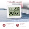 LOFICOPER Digital Thermometer Hygrometer, Mini Temperature and Humidity Meter with