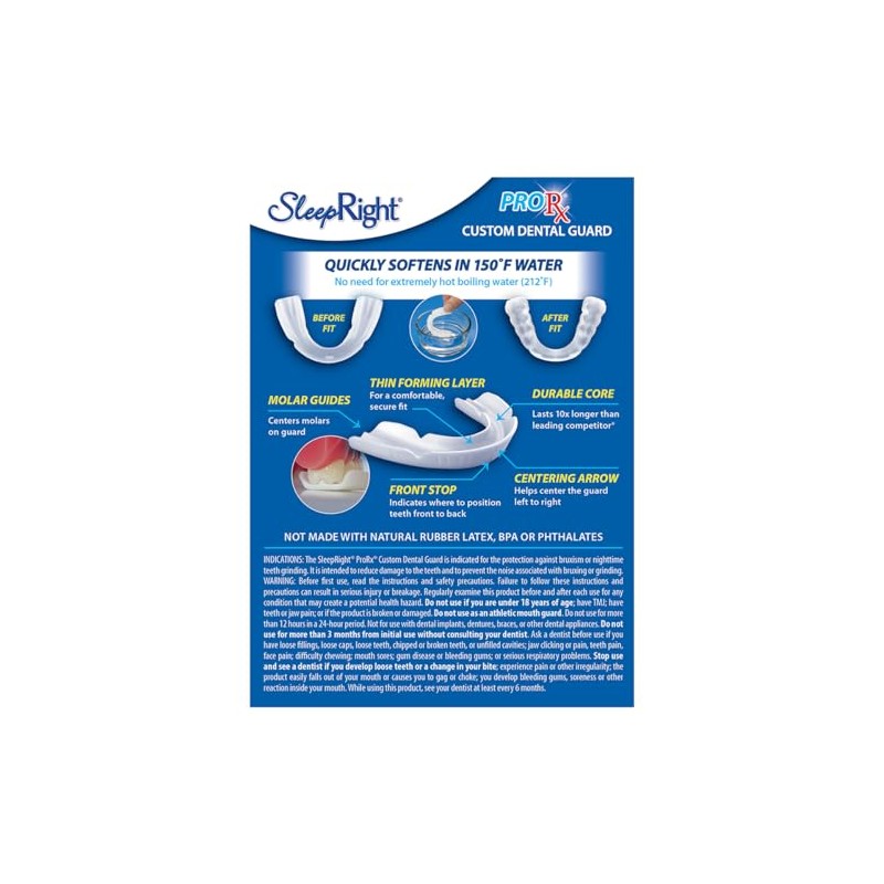 SleepRight Gen 2 Pro-RX - Protector dental (nueva versión)