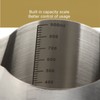 Milk Frothing Cup Inner Scale 304 Stainless Steel Dripless Spout
