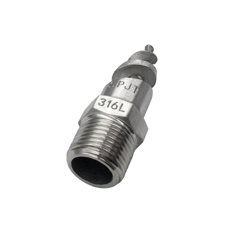 Fitvell 1/2" Male Spiral Cone Atomization Nozzle 316 Stainless Steel