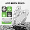 Sink Strainer 3Pcs Stainless Steel Kitchen Sink Plug Fine Mesh