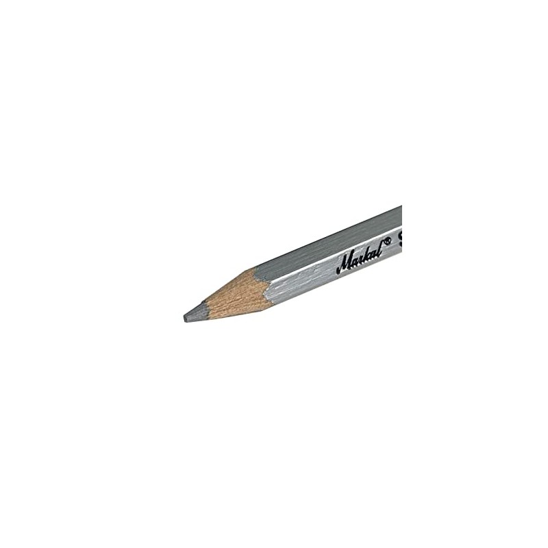 Markal 96101 Silver-Streak Reflective Lead Welder Pencil, 1/2" Diameter x
